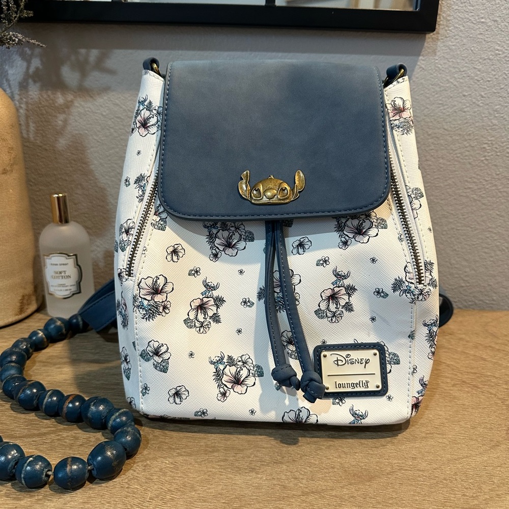 Loungefly Stitch Floral Backpack